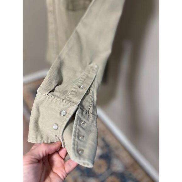 Vintage Carhartt Pearl Snap Western Work Shirt. - Picture 3 of 8